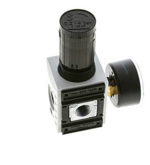 Präzisionsdruckregler für Sammelstückmontage G1/4''&3/8'' 2500l/min 0.2-4.0bar/3-58psi PA Futura 1