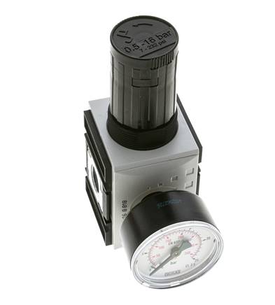 Präzisionsdruckregler für Sammelstückmontage G1/4''&3/8'' 2500l/min 0.5-16.0bar/7-232psi PA Futura 1