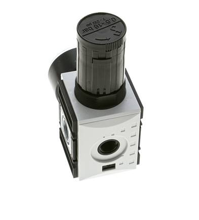 Präzisionsdruckregler für Sammelstückmontage G1/4''&3/8'' 2500l/min 0.5-16.0bar/7-232psi PA Futura 1