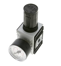 Präzisionsdruckregler für Sammelstückmontage G1/4'' 2000l/min 0.5-10.0bar/7-145psi PA Futura 1