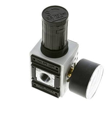 Präzisionsdruckregler für Sammelstückmontage G1/4''&3/8'' 2500l/min 0.5-10.0bar/7-145psi PA Futura 1