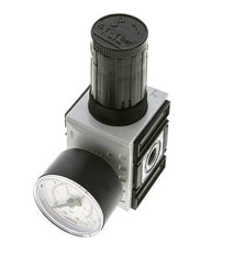 Präzisions-Druckregler für Sammelstückmontage G1/4'' 2000l/min 0.1-1.0bar/1-14psi PA Futura 1