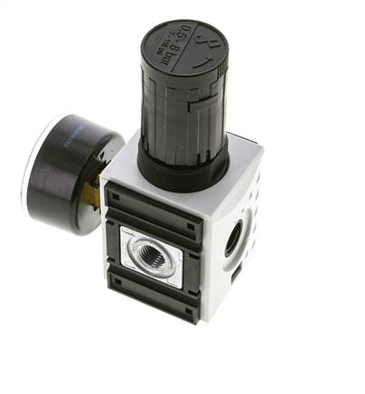 Präzisionsdruckregler für Sammelstückmontage G1/4'' 2000l/min 0.5-8.0bar/7-116psi PA Futura 1