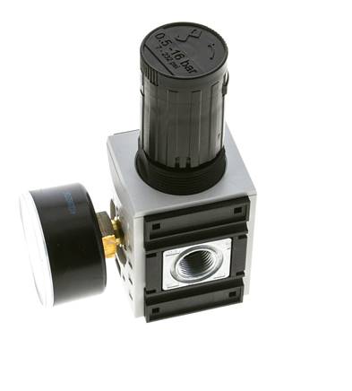 Präzisionsdruckregler für Sammelstückmontage G1/4''&3/8'' 2500l/min 0.5-16.0bar/7-232psi PA Futura 1