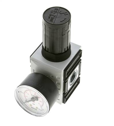 Präzisionsdruckregler für Sammelstückmontage G1/4''&3/8'' 2500l/min 0.1-2.0bar/1-29psi PA Futura 1