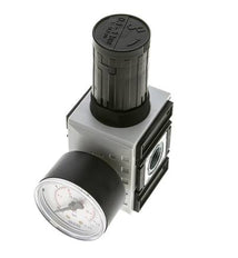 Druckregler für Sammelstückmontage G1/4''&3/8'' 2500l/min 0.1-1.0bar/1-14psi PA Futura 1