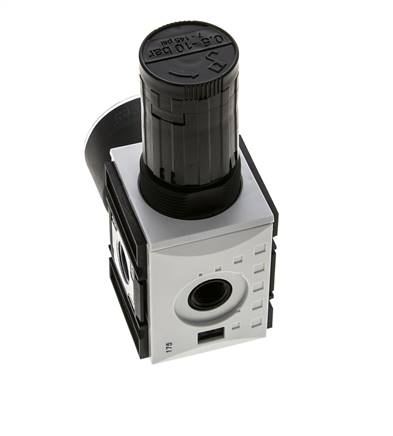 Druckregler für Verteilerbaugruppe G1/4'' und 3/8'' 2500l/min 0,5-10,0bar/7-145psi Futura 1