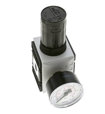 Druckregler für Sammelstückmontage G1/4'' 2000l/min 0.2-4.0bar/3-58psi PA Futura 1