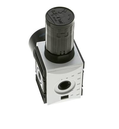 Druckregler für Sammelstückmontage G1/4'' 2000l/min 0.2-4.0bar/3-58psi PA Futura 1