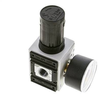 Druckregler für Verteilerbaugruppe G1/4'' und 3/8'' 2500l/min 0,1-2,0bar/1-29psi Futura 1