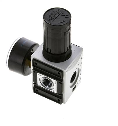 Druckregler für Sammelstückmontage G1/4''&3/8'' 2500l/min 0.2-4.0bar/3-58psi PA Futura 1