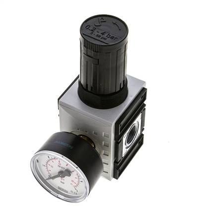 Druckregler für Sammelstückmontage G1/4''&3/8'' 2500l/min 0.2-4.0bar/3-58psi PA Futura 1