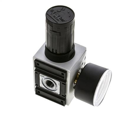 Druckregler für Sammelstückmontage G1/4'' 2000l/min 0.1-1.0bar/1-14psi PA Futura 1