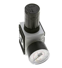 Druckregler für Sammelstückmontage G1/4''&3/8'' 2500l/min 0.1-1.0bar/1-14psi PA Futura 1