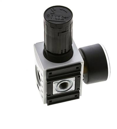 Druckregler für Sammelstückmontage G1/4'' 2000l/min 0.1-1.0bar/1-14psi PA Futura 1
