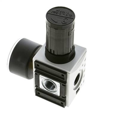 Druckregler für Sammelstückmontage G1/4''&3/8'' 2500l/min 0.1-1.0bar/1-14psi PA Futura 1