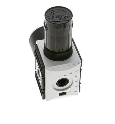 Druckregler für Sammelstückmontage G1/4'' 2000l/min 0.5-10.0bar/7-145psi PA Futura 1