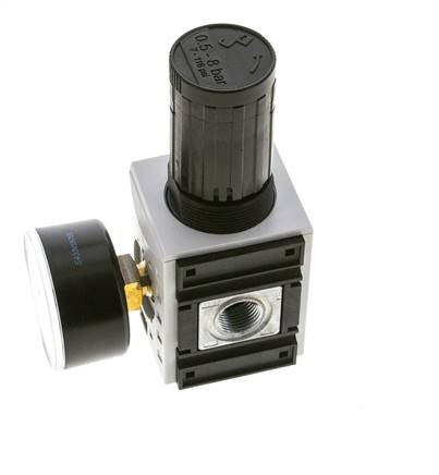 Druckregler für Sammelstückmontage G1/4''&3/8'' 2500l/min 0.5-8.0bar/7-116psi PA Futura 1