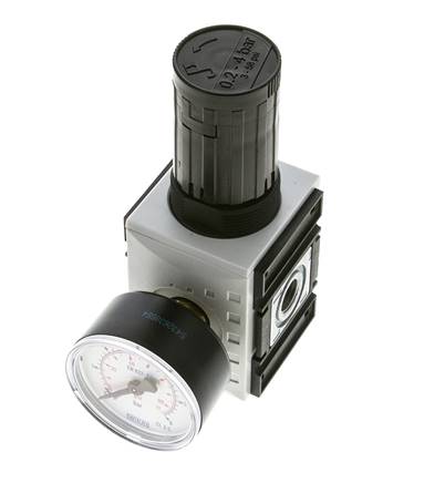 Druckregler für Sammelstückmontage G1/4'' 2000l/min 0.2-4.0bar/3-58psi PA Futura 1