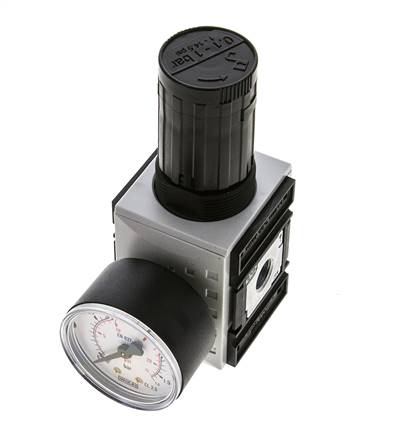 Druckregler für Sammelstückmontage G1/4'' 2000l/min 0.1-1.0bar/1-14psi PA Futura 1