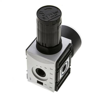 Druckregler für Sammelstückmontage G1/4'' 2000l/min 0.1-1.0bar/1-14psi PA Futura 1