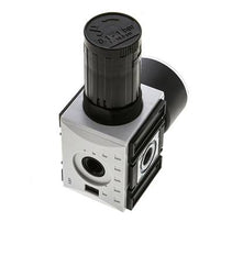 Druckregler für Sammelstückmontage G1/4'' 2000l/min 0.1-1.0bar/1-14psi PA Futura 1