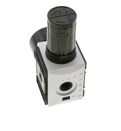 Druckregler für Sammelstückmontage G1/4''&3/8'' 2500l/min 0.5-8.0bar/7-116psi PA Futura 1