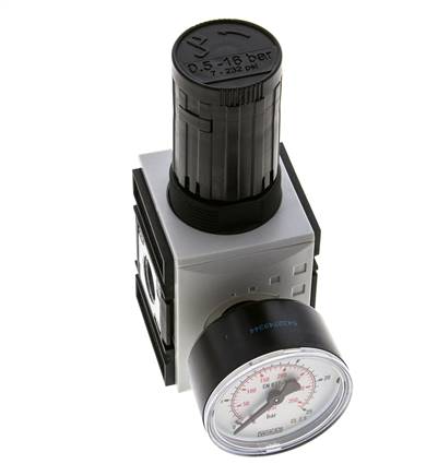 Druckregler für Sammelstückmontage G1/4''&3/8'' 2500l/min 0.5-16.0bar/7-232psi PA Futura 1