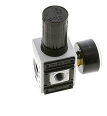 Druckregler für Sammelstückmontage G1/4''&3/8'' 2500l/min 0.5-8.0bar/7-116psi PA Futura 1