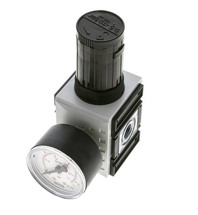 Druckregler für Sammelstückmontage G1/4'' 2000l/min 0.5-10.0bar/7-145psi PA Futura 1
