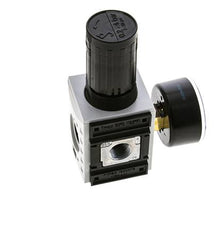 Druckregler für Sammelstückmontage G1/4''&3/8'' 2500l/min 0.2-4.0bar/3-58psi PA Futura 1