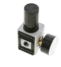 Druckregler für Sammelstückmontage G1/4''&3/8'' 2500l/min 0.5-8.0bar/7-116psi PA Futura 1