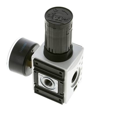 Druckregler für Sammelstückmontage G1/4'' 2000l/min 0.2-4.0bar/3-58psi PA Futura 1
