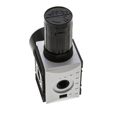 Druckregler für Sammelstückmontage G1/4''&3/8'' 2500l/min 0.2-4.0bar/3-58psi PA Futura 1