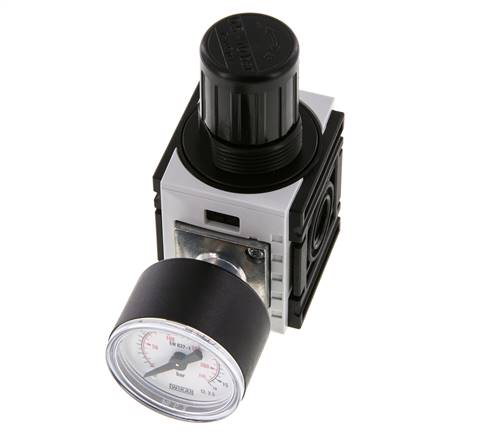 Druckregler G1/4'' 1000l/min 0,5-10,0bar/7-145psi 40 mm Manometer Futura 0