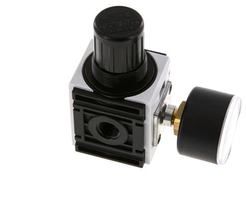 Druckregler G1/4'' 1000l/min 0,5-10,0bar/7-145psi 40 mm Manometer Futura 0