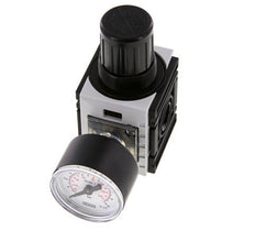 Druckregler G1/4'' 1000l/min 0.5-8.0bar/7-116psi PA 40 mm Manometer Futura 0