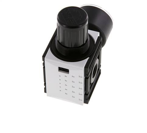 Druckregler G1/4'' 1000l/min 0.5-8.0bar/7-116psi PA 40 mm Manometer Futura 0