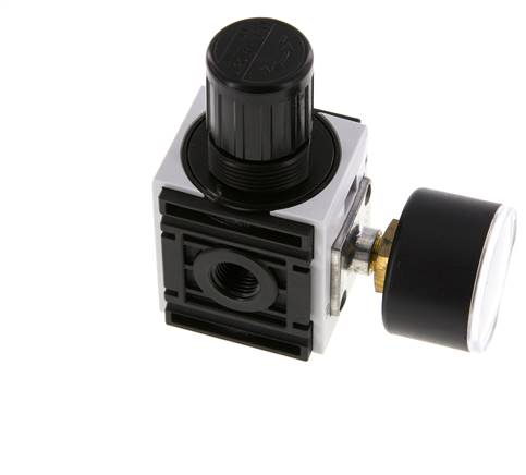 Druckregler G1/4'' 1000l/min 0.2-4.0bar/3-58psi PA 40 mm Manometer Futura 0