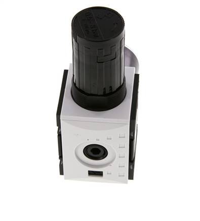 Präzisions-Druckregler G1/4'' 2000l/min 0.5-8.0bar/7-116psi PA Futura 1