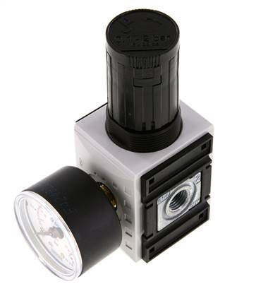 Präzisionsdruckregler G1/4'' 2000l/min 0.1-2.0bar/1-29psi PA Futura 1