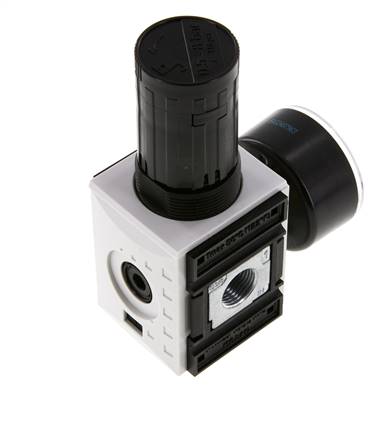 Präzisionsdruckregler G3/8'' 2500l/min 0.5-8.0bar/7-116psi PA Futura 1