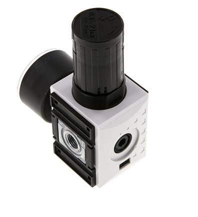 Präzisionsdruckregler G1/4'' 2000l/min 0.1-2.0bar/1-29psi PA Futura 1