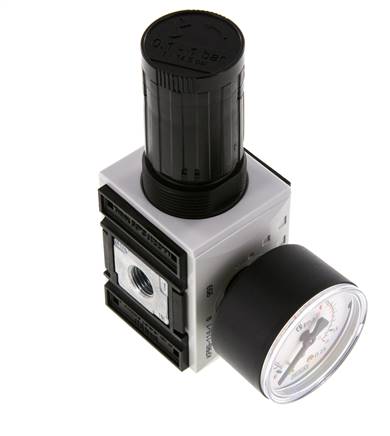 Präzisionsdruckregler G1/4'' 2000l/min 0.1-1.0bar/1-14psi PA Futura 1