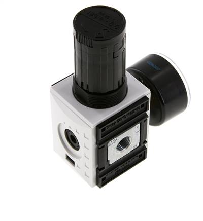 Präzisions-Druckregler G1/4'' 2000l/min 0.2-4.0bar/3-58psi PA Futura 1