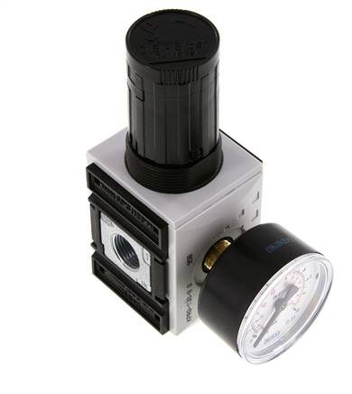 Präzisionsdruckregler G3/8'' 2500l/min 0.5-8.0bar/7-116psi PA Futura 1