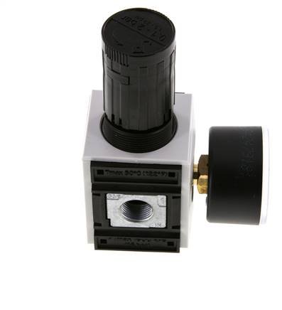 Präzisionsdruckregler G3/8'' 2500l/min 0.1-2.0bar/1-29psi PA Futura 1
