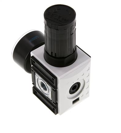 Präzisions-Druckregler G1/4'' 2000l/min 0.5-8.0bar/7-116psi PA Futura 1