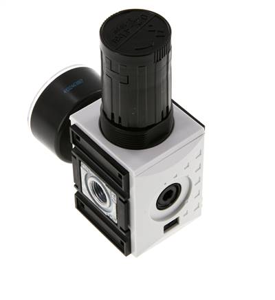 Präzisions-Druckregler G1/4'' 2000l/min 0.2-4.0bar/3-58psi PA Futura 1