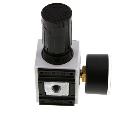 Präzisionsdruckregler G1/4'' 2000l/min 0.1-1.0bar/1-14psi PA Futura 1